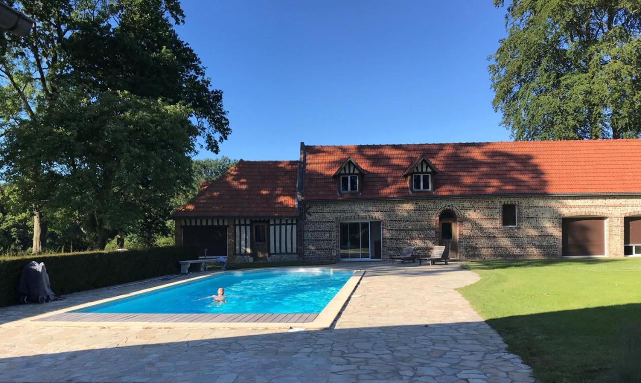 Clos Celeste - Campagne D Etretat Avec Piscine Et Spa Ecrainville ภายนอก รูปภาพ