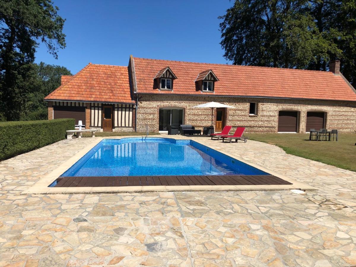 Clos Celeste - Campagne D Etretat Avec Piscine Et Spa Ecrainville ภายนอก รูปภาพ