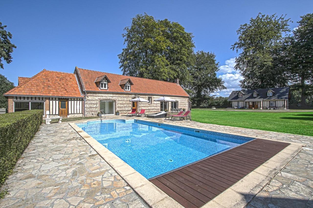 Clos Celeste - Campagne D Etretat Avec Piscine Et Spa Ecrainville ภายนอก รูปภาพ