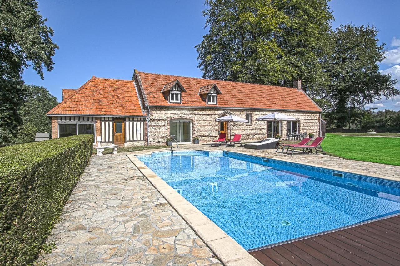 Clos Celeste - Campagne D Etretat Avec Piscine Et Spa Ecrainville ภายนอก รูปภาพ
